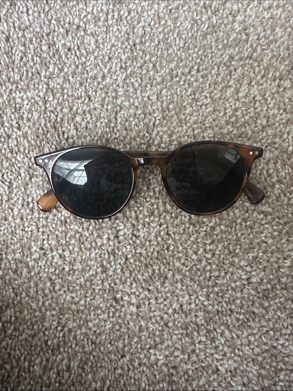 Classic Round Brown Tortoise Women's Sunglasses